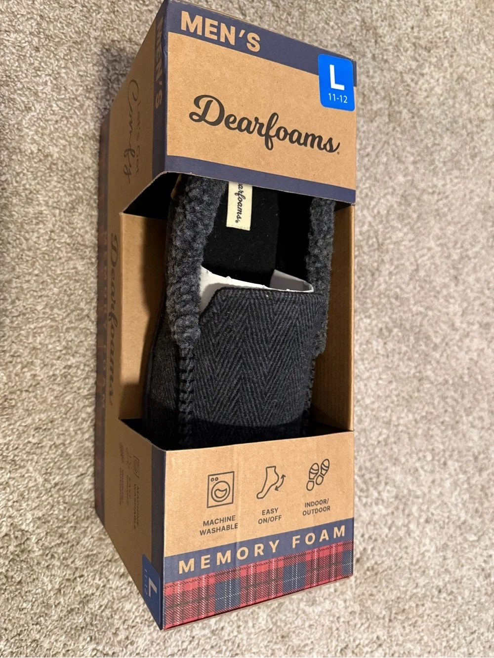 dearfoams men slip